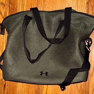 Under Armour Olive and Black Duffel Bag
